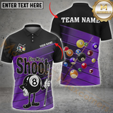 Maxcorners Funny Billiards 8-Ball Multicolor Personalized 3D Shirt, Give Me a Shoot” Design Shirts