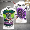 Maxcorners Darts Green Monster Rip Flaming Bullseye Multicolor Customized Name, Team Name 3D Shirts