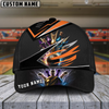 Maxcorners Bowling Premium Multicolor Personalized Name 3D Cap