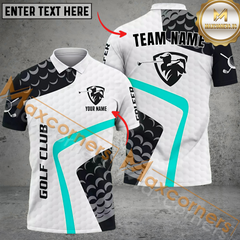 Maxcorners Golf Club Player Multicolor Option Customized Name, Team Name 3D Polo Shirt