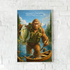 Maxcorners Crappie Fishing Bigfoot Lakeside Legend Style Personalized Name 3D Poster
