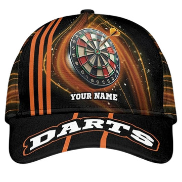 Maxcorners Custom Darts 3D Baseball Cap For Dart Players, Custom Name Darts Caps LM0402