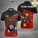 Maxcorners Funny Billiards 8-Ball Multicolor Personalized 3D Shirt, Give Me a Shoot” Design Shirts
