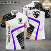Maxcorners Golf Club Player Multicolor Option Customized Name, Team Name 3D Polo Shirt