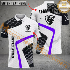 Maxcorners Golf Club Player Multicolor Option Customized Name, Team Name 3D Polo Shirt