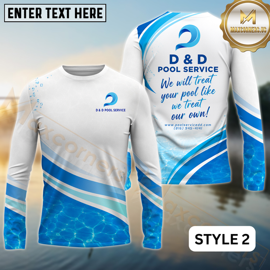 Maxcorners Custom 3D Long Sleeve Shirt For Michael Detherage