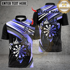 Maxcorners Golden Dartboard Darts Sport Jersey Pattern Multicolor Customized Name, Team Name 3D Shirts