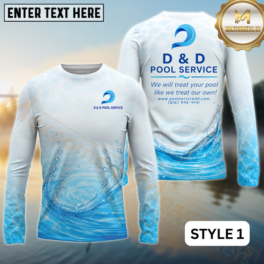 Maxcorners Custom 3D Long Sleeve Shirt For Michael Detherage