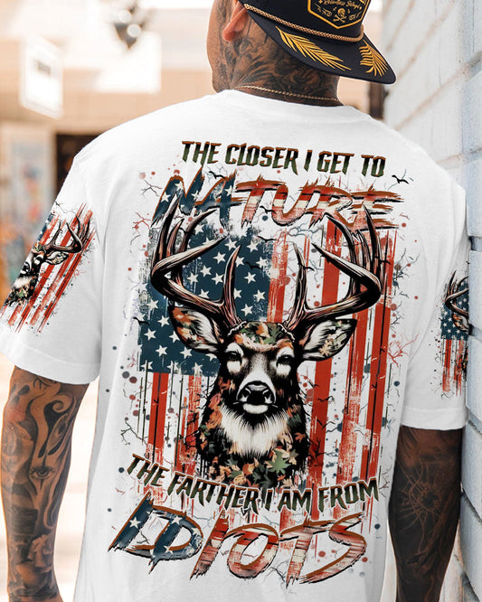 Maxcorners The Closer I Get To Nature Deer Hunting All Over Print LM2101
