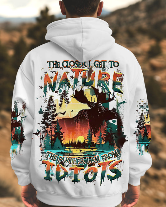 Maxcorners The Closer I Get To Nature Hunting Moose All Over Print LM1501