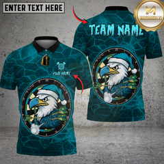 Maxcorners Darts Christmas Eagle Dartboard Multicolor Customized Name, Team Name 3D Shirts