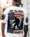 Maxcorners Not All Who Wander Are Lost Bigfoot All Over Print LM1601