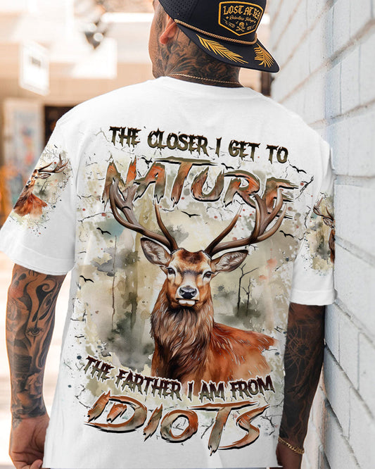 Maxcorners The Closer I Get To Nature Deer Hunting All Over Print LM2101