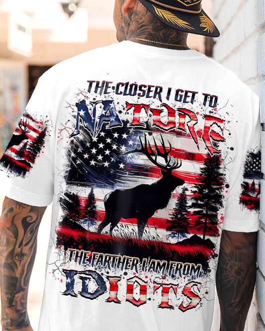 Maxcorners The Closer I Get To Nature Deer Hunting All Over Print LM2101