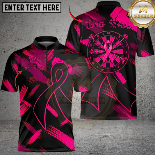Maxcorners Darts Ribbons Personalized Name 3D Unisex Shirt