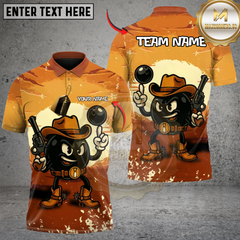 Maxcorners Cowboy Poolhall Polo – Custom Billiards Team Shirt
