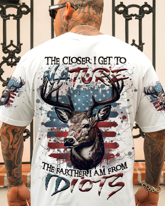 Maxcorners The Closer I Get To Nature Deer Hunting All Over Print LM2101