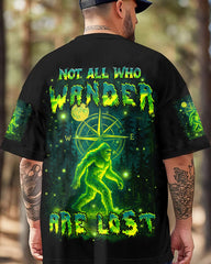 Maxcorners Not All Who Wander Are Lost Bigfoot All Over Print LM1601