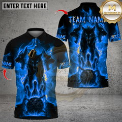 Maxcorners Bowling The Infernal Sentinels Multicolor Customized Name, Team Name 3D Shirts
