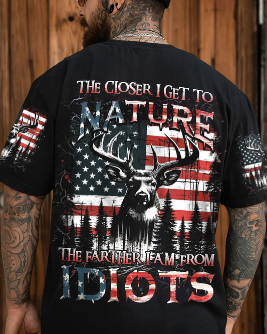 Maxcorners The Closer I Get To Nature Deer Hunting All Over Print LM2101