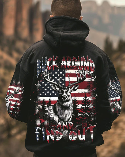 Maxcorners Buck Around And Find Out Deer Hunting All Over Print LM1601