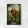 Maxcorners Fishing Forest Giant Catch Personalized Name 3D Poster