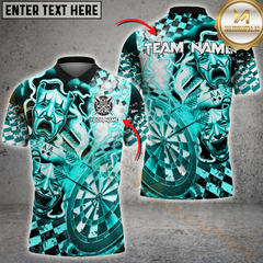 Maxcorners Darts Electric Theatrical Multicolor Options Personalized Name, Team Name 3D Shirt