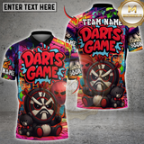 Maxcorners Darts Street Graffiti Multicolor Customized Name, Team Name 3D Shirts 2