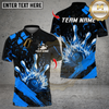 Maxcorners Bowling Flame Splash Multioptions Personalized Name, Team Name Unisex 3D Shirts