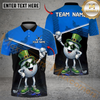 Maxcorners Shamrock Swing Golf Polo Customized Name, Team Name 3D Shirts (4 Colors)