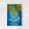 Maxcorners Mahi Mahi Fishing Underwater Predator Scene Personalized Name 3D Poster