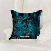 Maxcorners Darts Skull Barbed Wire Multicolor Customized Name 3D Pillow