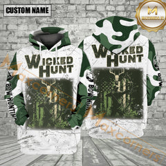 Maxcorners Bow Hunting Wicked Hunt All Over Print Shirt Best Gift For Hunter