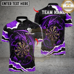 Maxcorners Darts Dragon With Dartboard Multicolor Customized Name, Team Name 3D Shirts