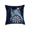 Maxcorners Darts Dragonfly Smoke Art Target Multicolor Customized Name 3D Pillow