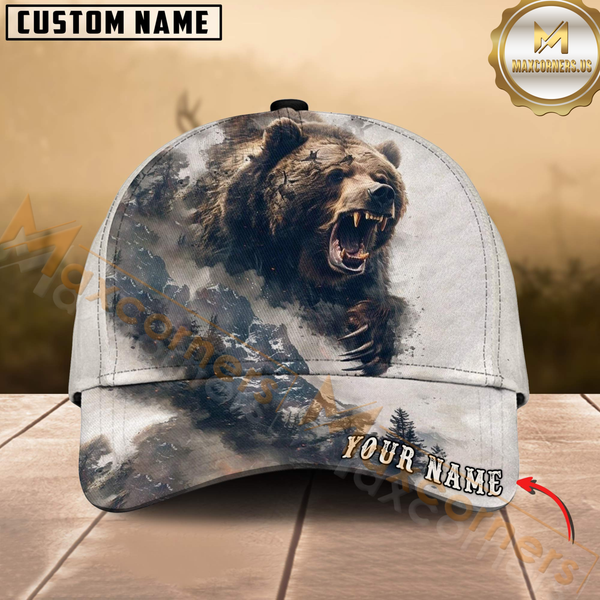 Maxcorners Wilderness Hunter Series Personalized Hat 3D Printed Multicolor