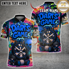 Maxcorners Darts Street Graffiti Multicolor Customized Name, Team Name 3D Shirts 2