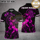 Maxcorners Dart Bull Shirt I'd Hit That Design Multioptions Personalized Name, Team Name Unisex 3D Shirt (4 Colors)