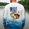 Maxcorners Funny MILF Man I Love Fishing Shirt, Custom Name Fisherman Gift for Men, Fishing UPF Shirts