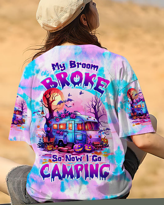Maxcorners My Broom Broke So Now Halloween Camping All Over Print LM2101