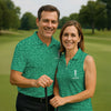 Maxcorners Shamrock Beer Lucky Four Leaf Clover St Patrick Day Golf Shirt, Women's Golf Shirts, Ladies Golf Polos
