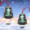 Maxcorners Custom Name Hiking Christmas Ornament, Christmas Gift for Hiking Lover 2D Flat LM2111