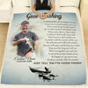Maxcorners In Loving Memory of Fisherman in Heaven Customized Name And Picture 3D Quilt - Blanket
