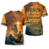 Maxcorners I Catch He Cleans, Jesus Fishing Shirt, Funny Fishing Shirt, SPF Shirt For Men, Gift For Fisherman
