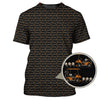 Maxcorners Crazy Pattern Golf Shirt, Halloween Golf Shirt For Golfer, Funny Golf Shirt For Men