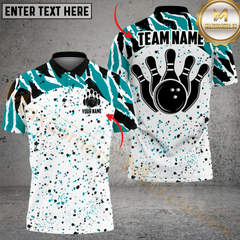 Maxcorners Bowling Classic Multicolor Options Personalized Name, Team Name 3D Shirt