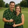 Maxcorners St Patrick's Day Golf Leprechaun Pose Shamrock Golf Shirt, Fun Golf Shirts For Men, Polo For Men