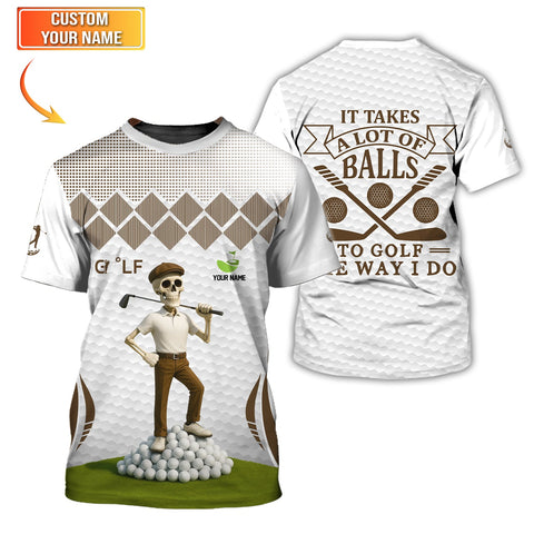 Maxcorners Golf The Way I Do Custom Polo Shirts, Vintage Golf Shirts For Men, Golf Gift Ideas For Dad