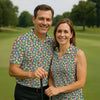 Maxcorners St Patrick's Day Lucky Charms Green Golf Shirt, Cute Golf Outfit, Polo Shirts For Men, Golf Shirts For Men