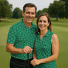 Maxcorners Vitamin G Shamrock Pattern Golf And Beer Green Golf Shirt, St Patrick's Day Golf Shirt, Polo Shirts For Men